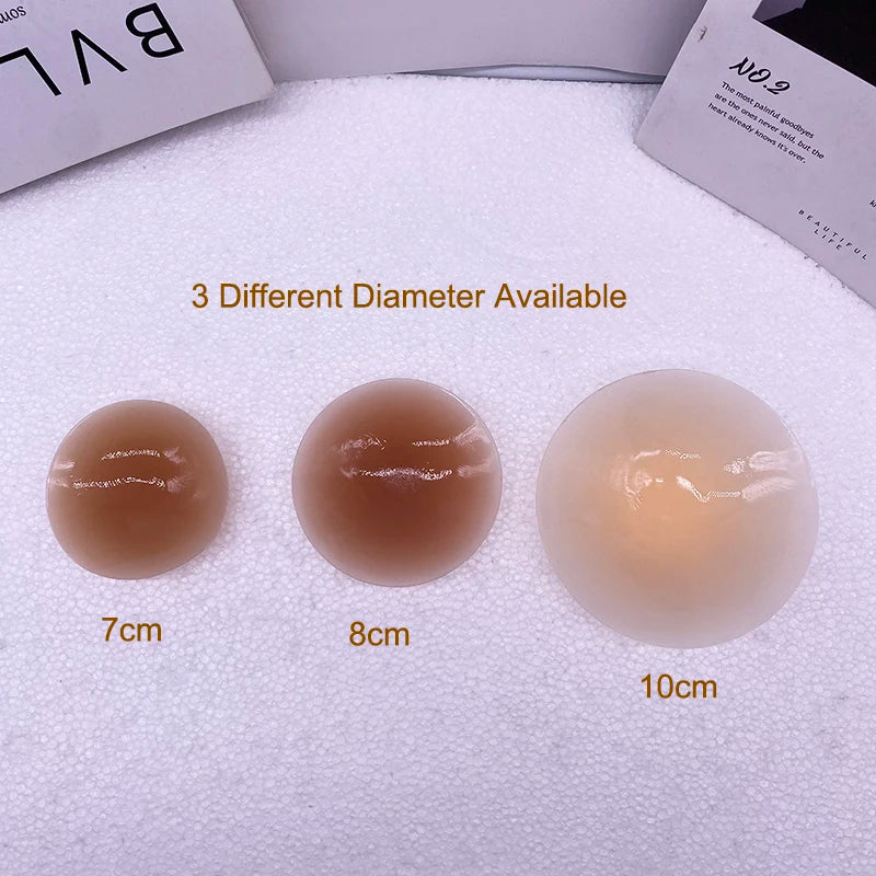 Reusable Self Adhesive Thin Breast Cover Waterproof Super Seamless Nipple Cover
