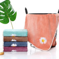 2021 Microfiber Bath Towel Set New Design Solid Pattern Youth School Daisy Towel