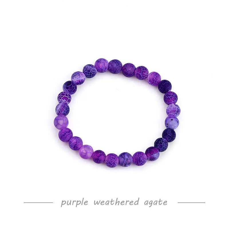 Factory Promotion Amethyst Stretch Adjustable Friendship Beaded Women Bracelet Jewelry