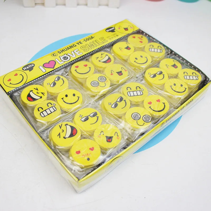 Cute Creative Student Cartoon Emoticon Stationery Pencil Eraser