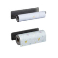 Modern Hotel Bathroom Towel Bar Wall Mounted Holder White Magnetic Paper Towel Holder