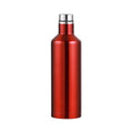 FX Factory Wholesale Double Wall Vacuum Insulated Thermos 17oz Travel Coffee Mug Silver Stainless Steel Straw Tumbler