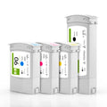 Ocbestjet 90 Compatible Remanufactured Ink Cartridge Dye & Pigment Ink for HP 4000 4500 4020 4520 Printers BK LC Colored