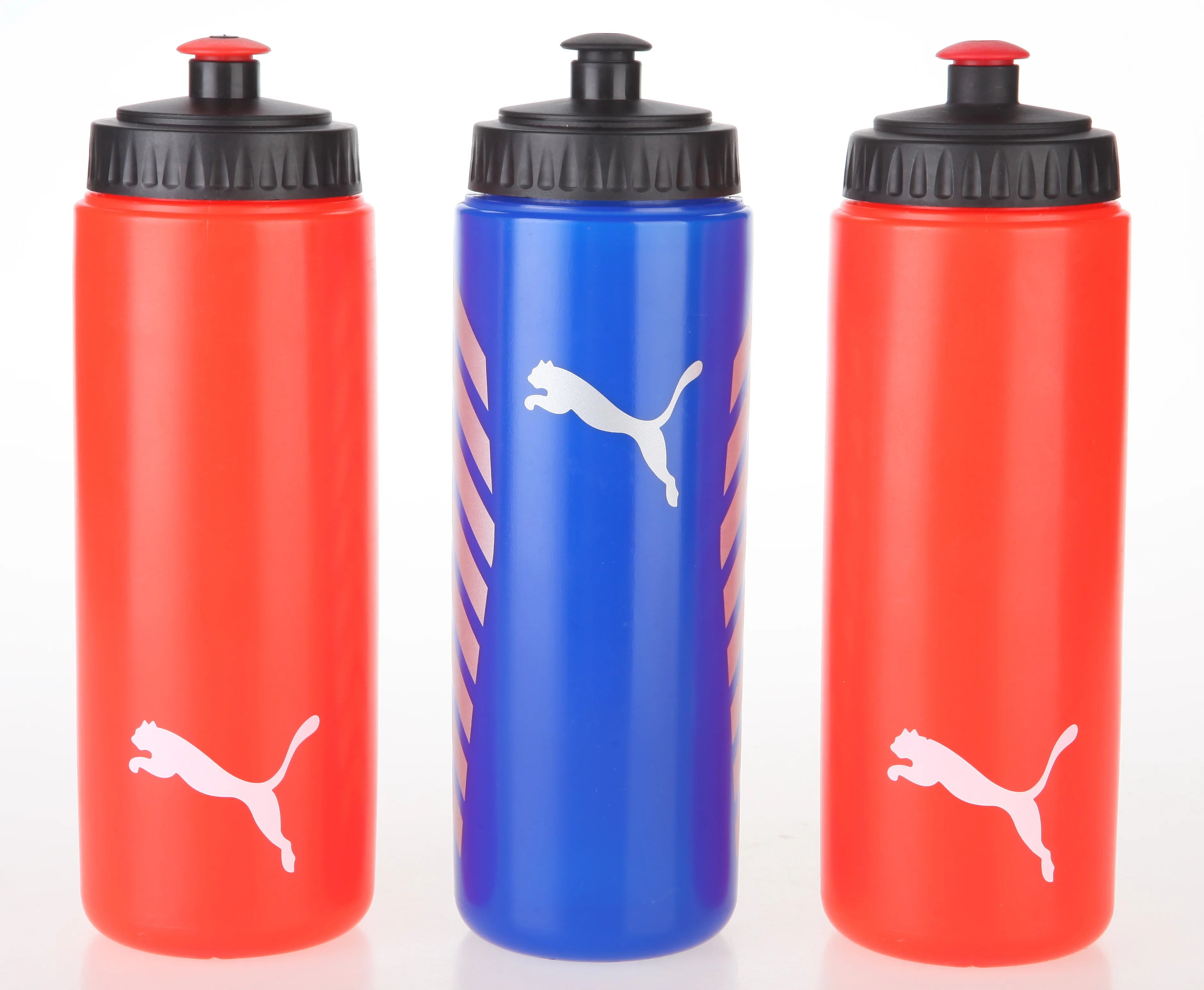 Hot Selling 750ml PE Sport Squeeze Water Bottle with Pull Top Silicon Sipper