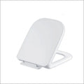 Designer Toilet Seat Square Shaped Soft Closing Bathroom Toilet Plastic Seat Cover