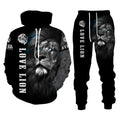 New 3D Printed Men's Hoodie Sports Set Casual Plus Size Hoodie Set
