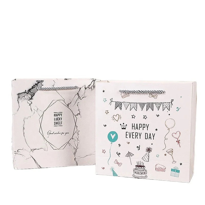 Luxury Custom Printed Craft Packaging Paper Bags Vacuum Metalized Paper Screen Printing Lamination Custom Logo for Candle Gifts