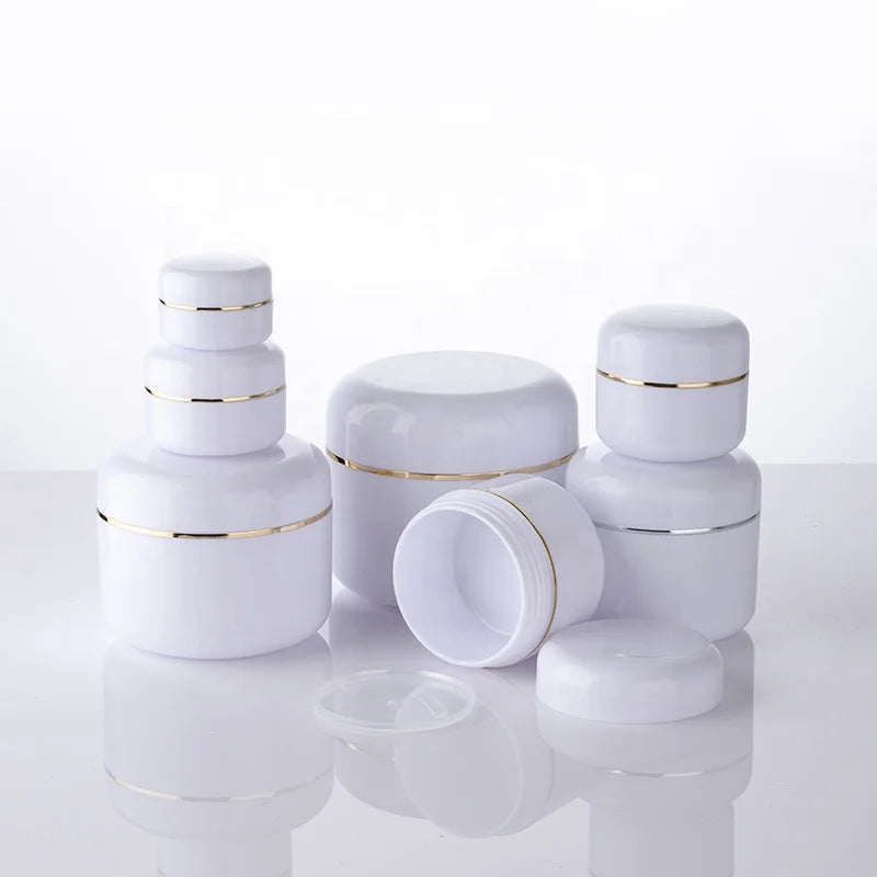 Cosmetic Container pp Jars 30g 50g 100g 250g 30ml 50 ml 100ml 200ml 250ml  Face Hair Skin Care Plastic Cream Jar