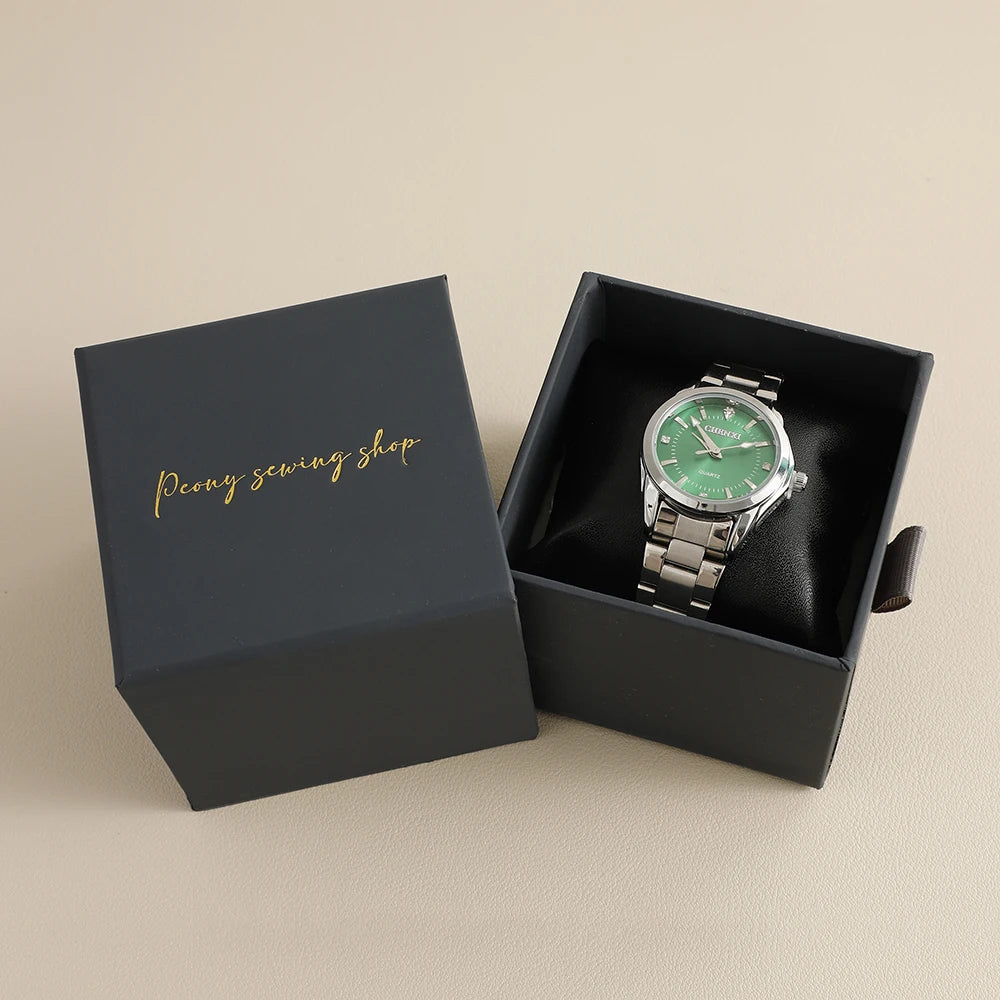 PUPPYSEW Light Luxury Sliding  Box Personalized Cardboard Watch Packaging Box Drawer Box Supports Customized logo