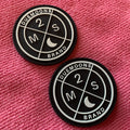 Backpack Sewing on Embossed PVC Rubber Patchsustainable 3D Raised logo Silicone Rubber Label for Bags