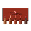Fluorescent Red Lipstick Five-Piece Gift Box Non-Stick Cup Non-Fading Long-Lasting Moisturizing Lipstick