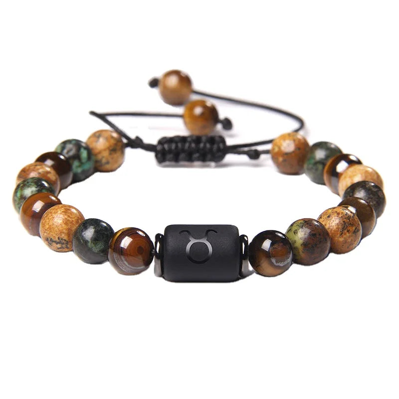 New Arrival Beaded Bracelet for Men Custom Natural Turquoise Stone with Bohemian Style for Gift Anniversary or Party
