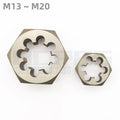 Custom Hex Screw Dies M13 M14 M15 M16 M17 M18 M19 M20 Coarse Fine Thread Pitch Non Standard HSS Alloy Steel Cutting Tools