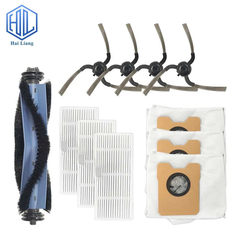 11 Pack Replacement Accessories for EUFY  C10 Robot Vacuum Cleaner Parts Roller Brush Side Brush Hepa Filter Dust Bag