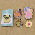 Fast Delivery Lovely Cartoon Game Character Hard Enamel Badge Soft Enamel Lapel Pins
