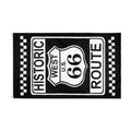 Ready to Ship 100% Polyester 3x5ft Stock Printed Historic WEST US Route 66 Flag