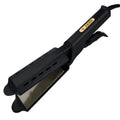 Professional Ionic Flat Iron Adjustable Temperature Hot Comb Straightener Wide Ceramic Plate Electric Steam Hair Straightener