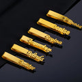 Custom Stainless Steel Name Letter logo Men's Metal Tie Clip Hot Sale Men's Metal Tie Clip