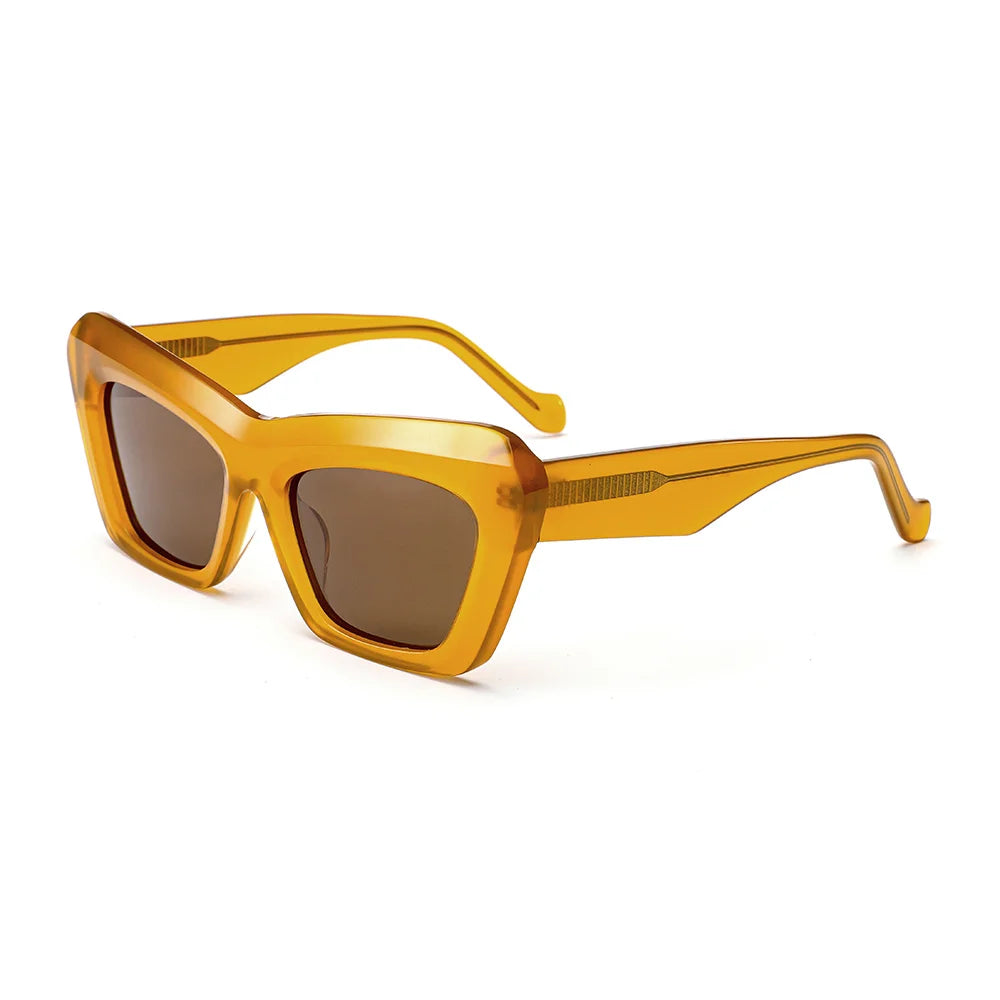 OEM MB1361 Women's Adult Cat Eye Polarized UV Protection Full Rim Fashion Sunglasses