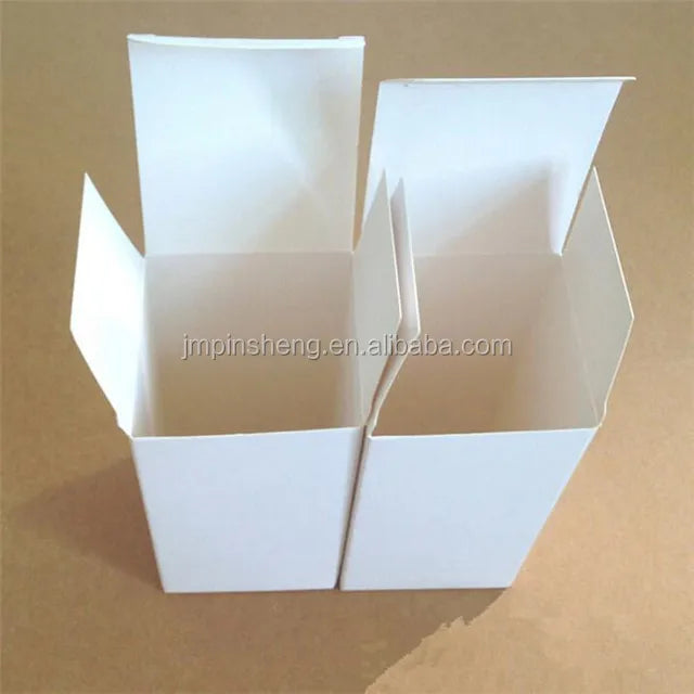 Small White Cardboard Gift Boxes with Open Closure Paper Packaging for Perfect Presentation