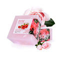 Aixin Wholesale 100g Natrual Hydrating Whitening Moisture Retention Deep Moisturizing Pink Rose Handmade Soap