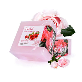 Aixin Wholesale 100g Natrual Hydrating Whitening Moisture Retention Deep Moisturizing Pink Rose Handmade Soap