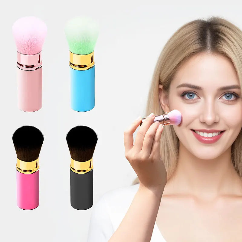 UUYP Luxury Makeup Brushes Blush Beauty Products for Women Retractable with Cover Powder Brush Make up Brushes Tools