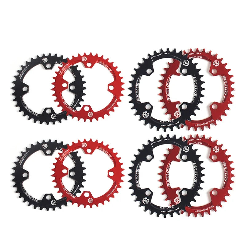 BUCKLOS OEM MTB Bike Chainrings Bicycle Aluminum Crankset Disc Oval Chainrings