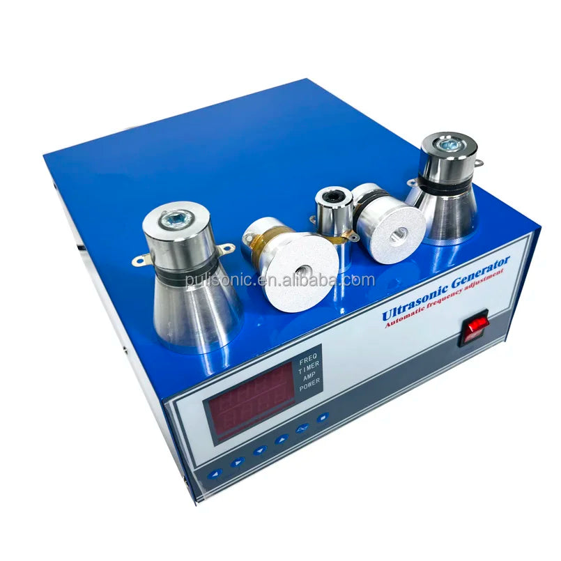 25KHZ 2000W Automatic Frequency Ultrasonic Cleaning Machine Customized Engine & Generator New Condition