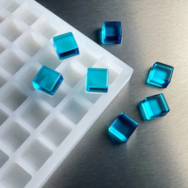 625 Cavities Square Silicone Candy Molds Mini Silicone Mold for Hard Candy Chocolate Gummy Caramel Ganache Ice Cubes