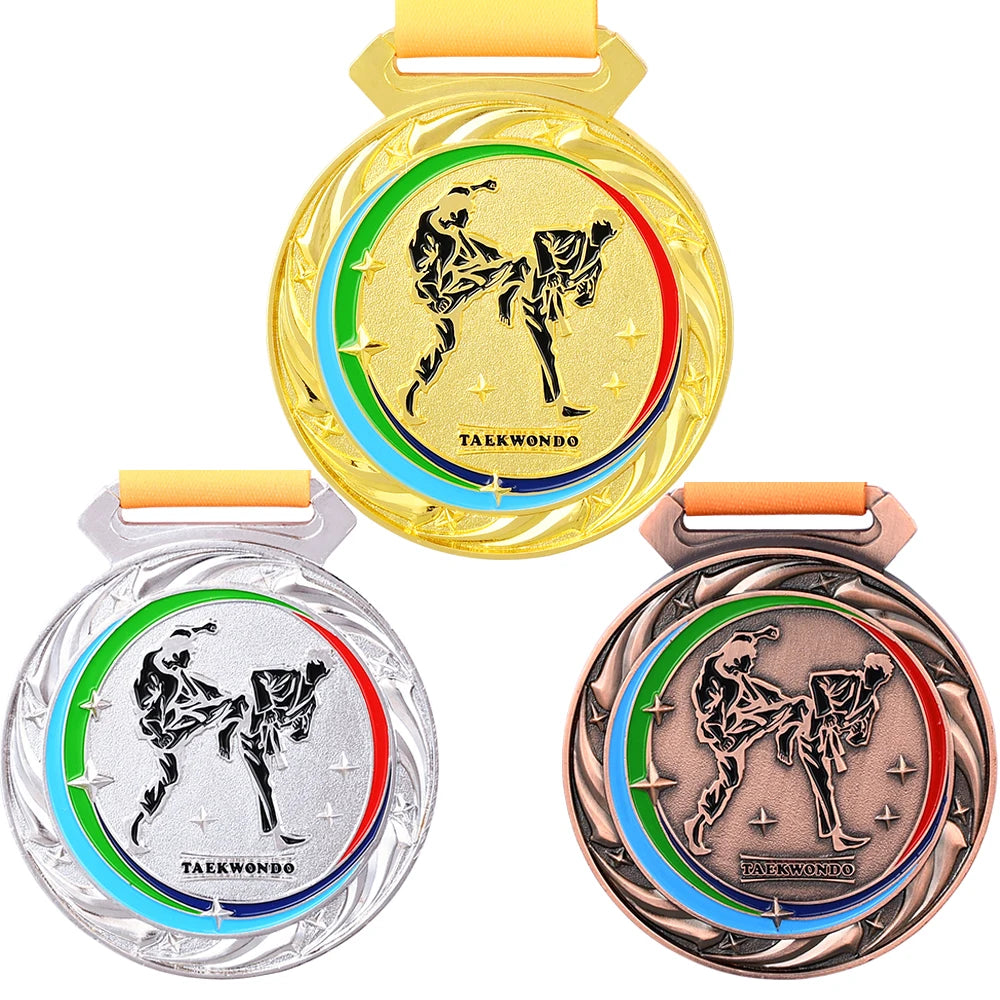 Wholesale Price Custom Metal Medal Boxing Fight Medal Taekwondo Wrestling Competition Medals Universal Sport Souvenir