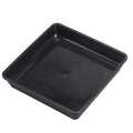 Wholesale Indoor Garden Flower Pot Saucer Trays Water Catcher Black Plastic Square Plant Tray