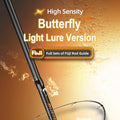 HISTAR Butterfly II 1.5-1.8m Fast Action Long Cast 1 Sec Handle Crossline Carbon Tape Ultra Light Hard Fishing Lake/Stream/River