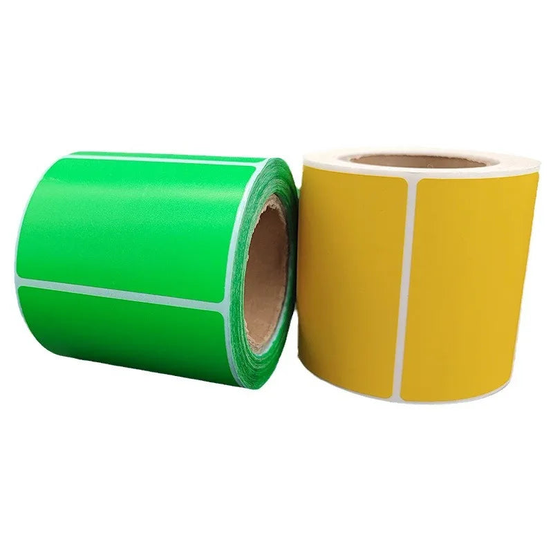 Custom Pantone Color Holographic Thermal Paper Barcode Label Stickers Supermarket Adhesive Vinyl Plastic Promotions for Grocery
