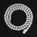 Iced Classic Hip Hop Micro Zircon Tennis Chain Necklace Genuine Gold Plated Accessory for Gift