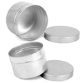 Customized Empty Candle Tin Containers Wholesale Aluminum Jar Empty Cream Box Tin Can Aluminum Metal Jar Container Tin Can
