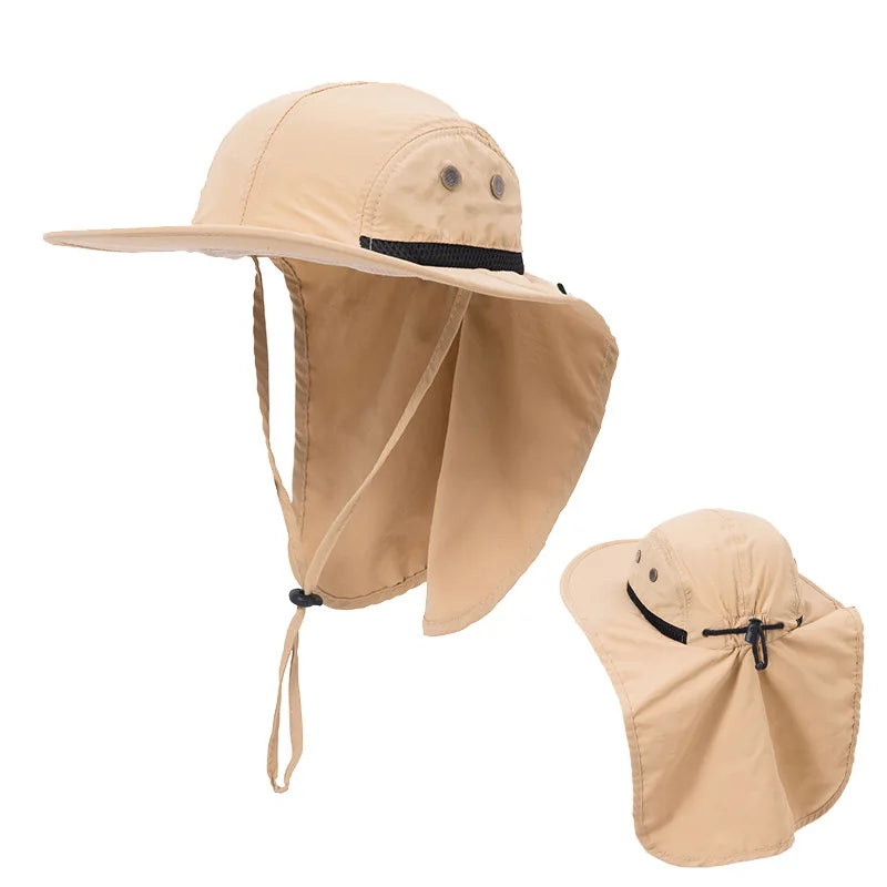 Wholesale Fishing Hat Waterproof Big Brim Fisherman Hat With String
