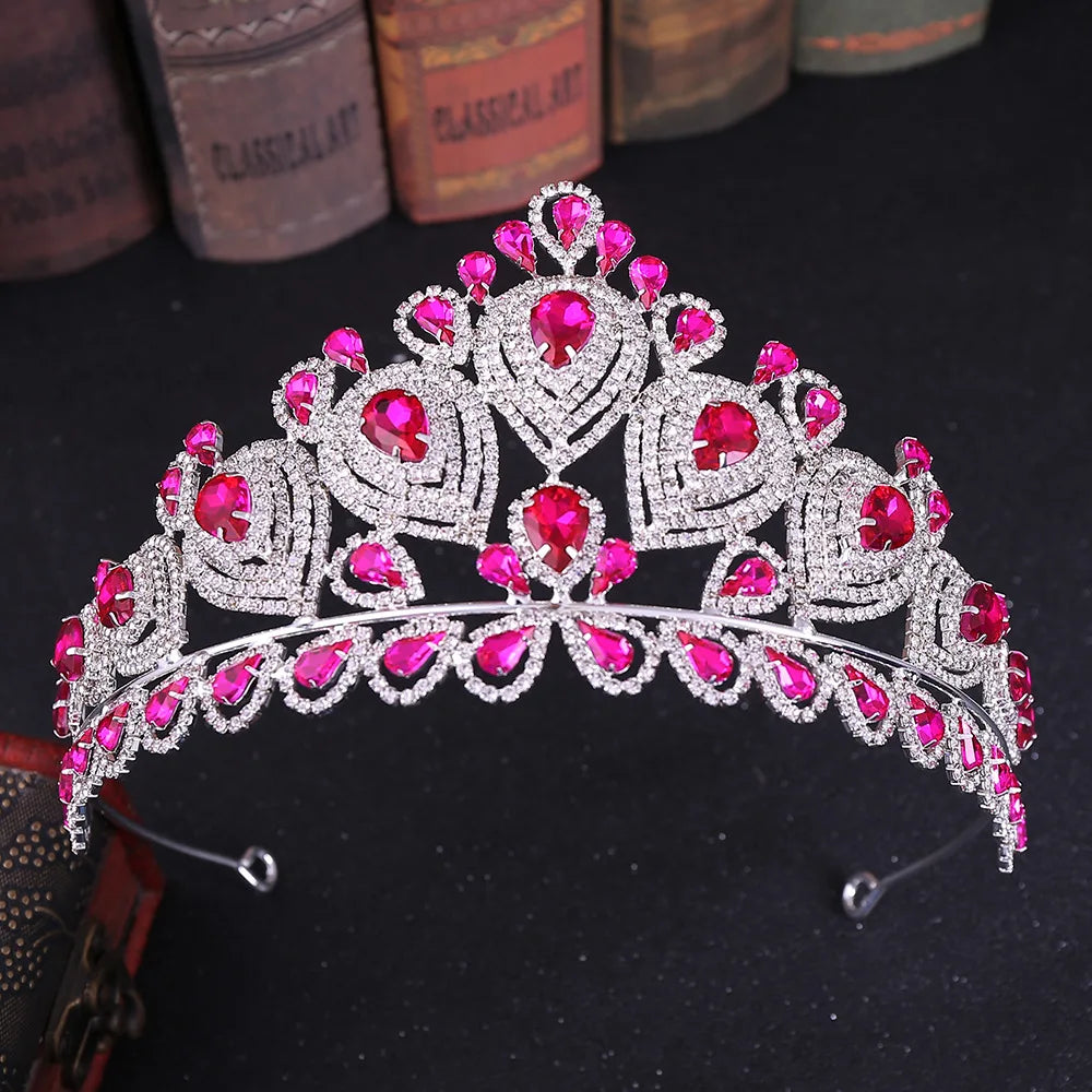 ZGH1238 Top Quality Bridal Rhinestones Crown Tiaras Princess Tiaras Crown Wedding Rhinestones Tiaras
