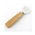 Custom Wholesale Stock Stainless Steel Wood Handle Bottle Opener