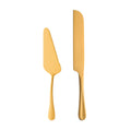 Hot Sale Eco-Friendly Mirror Polished Stainless Steel Cake Knife and Server Set with Custom Logo for Baking Tools and Events
