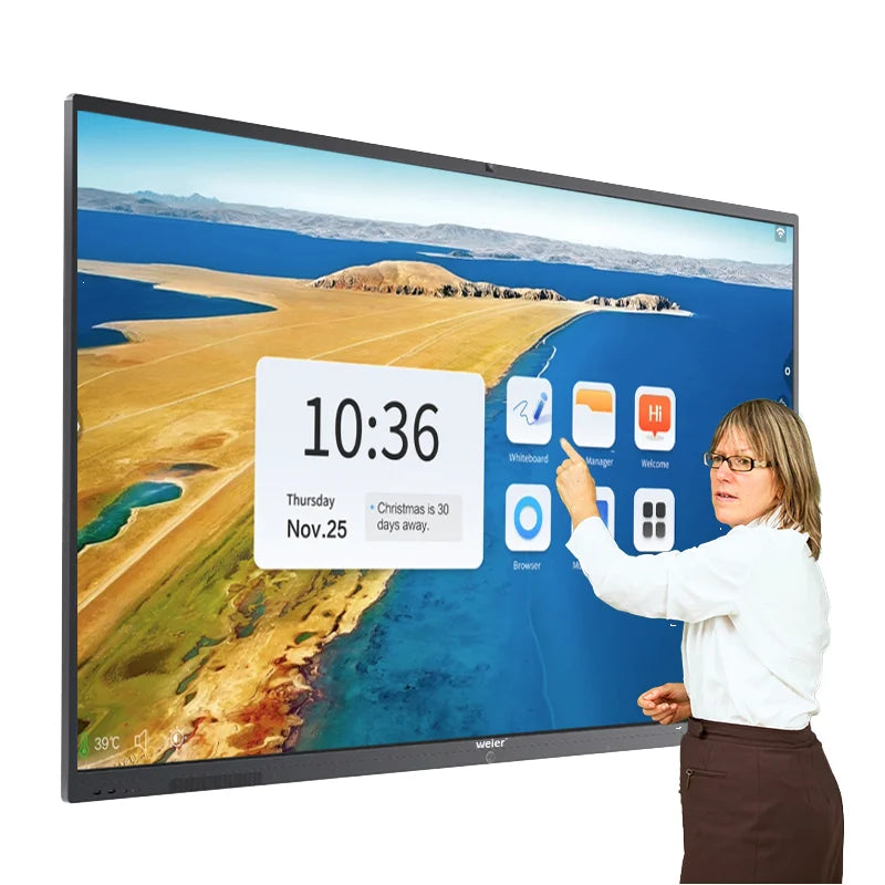 High-Resolution 4K LED Panel 65-Inch Multi-Touch Digital Smart Interactive Board Competitive Pricing Classroom Whiteboard