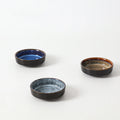 Japanese Vintage Ceramic Sushi Dipping Dish 3.5 Inch Mini Porcelain Glaze Condiments Bowl