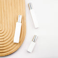 Wholesale Empty White Cosmetic Round and Square Glass Perfume Atomizer Spray Bottles 5ml 10ml 15ml