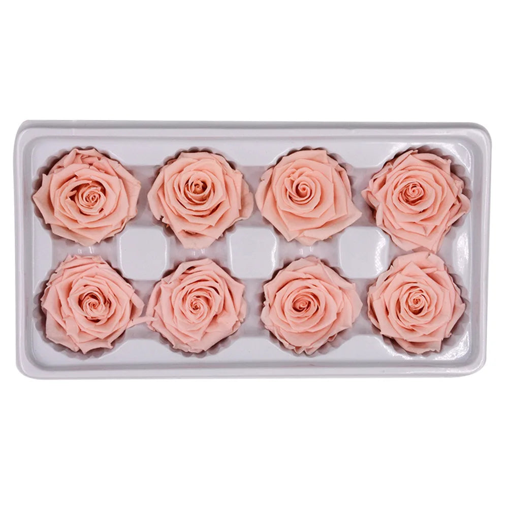 SZ04179 Wholesale Preserved Roses 4-5cm Roses Grade  APreserved Long Lasting Beautiful Preserved Real Flowers for Decoration