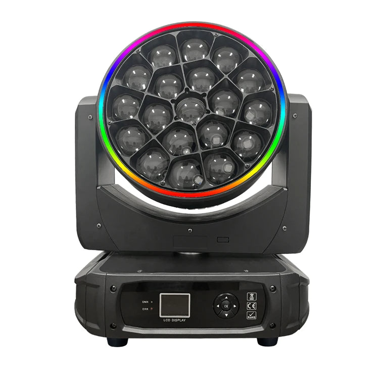 19x40W Bee Eye K15 Rgbw 4in1 Pixel Control Zoom Led Moving Head Wash Light for DJ Disco