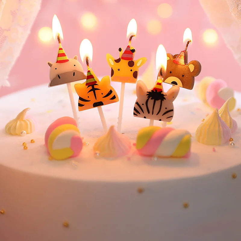 Huaming Novel Celebrated Cartoon Character Birthday Party Candle Creative Shape Happy Birthday Cartoon Candles