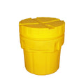 Oilspillpro Eco-friendly 30gal Wheeled Spill Kit Bin Absorbent Overpack Salvage Drum Emergency Response HKITS 30GAL- Model