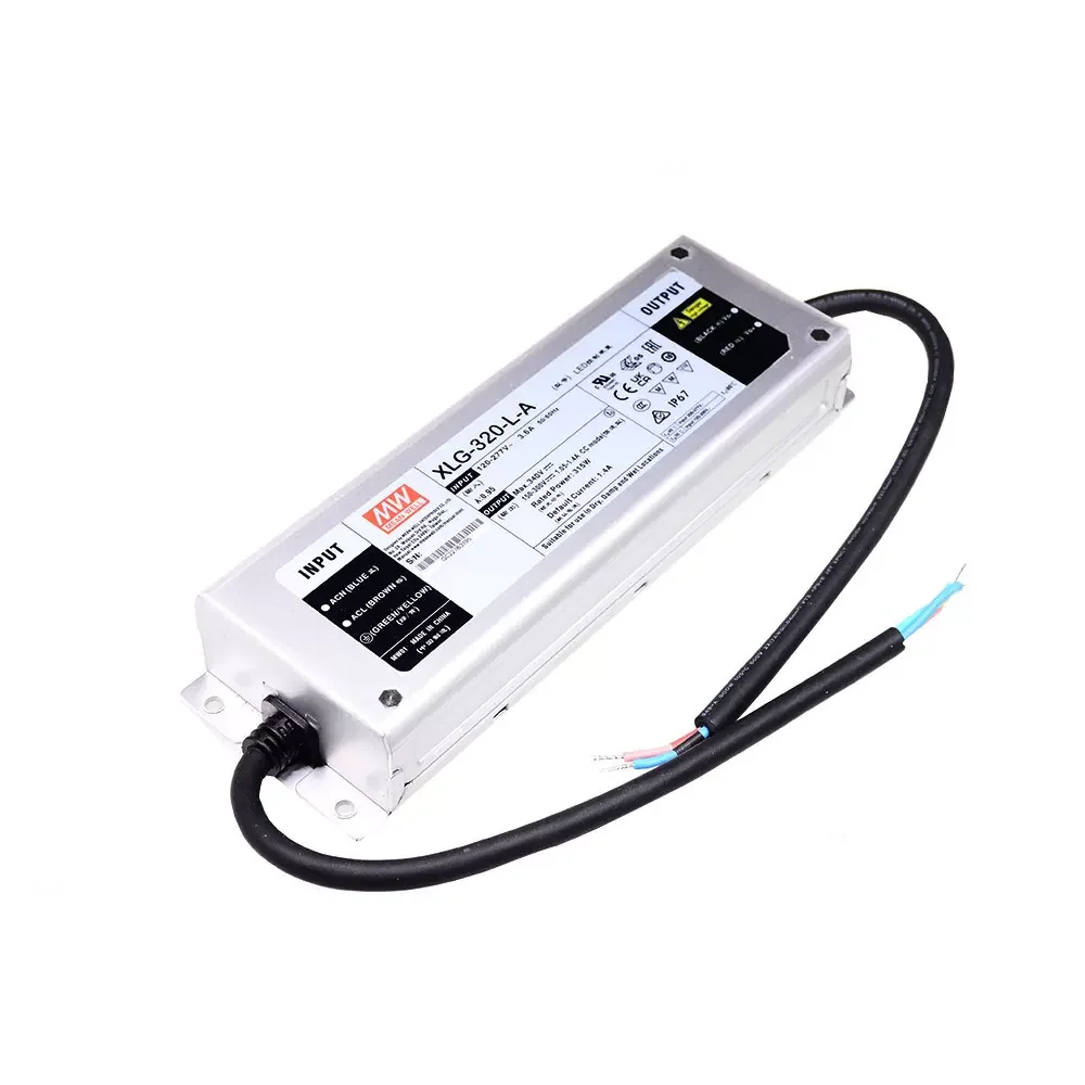 MeanWell XLG-320-M-A 320W 74 ~ 148V LED Power Supply IP67 Mean Well LED Driver