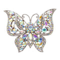 Exquisite Creative Rhinestone Butterfly Brooch Pin Insect Coat Brooch Fashion Jewelry