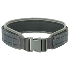 Laser Cut Tactical Waist Padded Patrol Belt Double Layer Quick Release MOLLE Hook & Loop System for Outdoor Hunting & Training